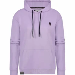 Poederbaas Arty hoodie dames lila