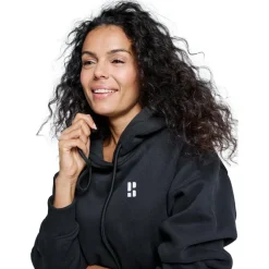 Poederbaas CL hoodie dames black