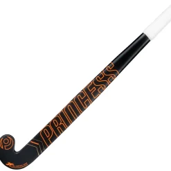 Princess Hockey  Premium 7 STAR SGX Extreme Low Bow hockeystick black orange