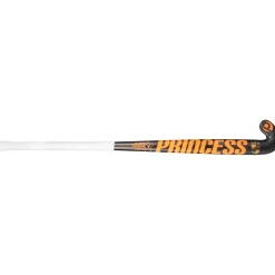 Princess Hockey Premium 7 STAR SG9 Low Bow hockeystick junior black orange
