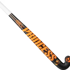 Princess Hockey  Premium 7 STAR SG9 Low Bow hockeystick junior black orange