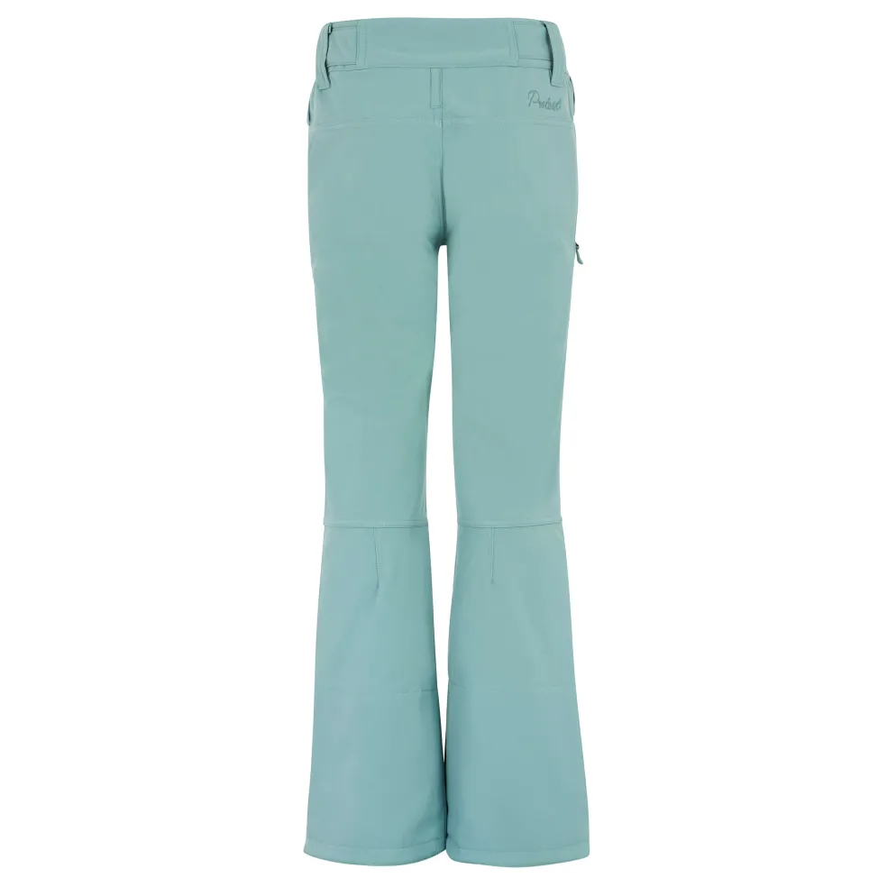 Protest Lole softshell skibroek junior crocodile green