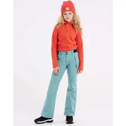 Protest Lole softshell skibroek junior crocodile green