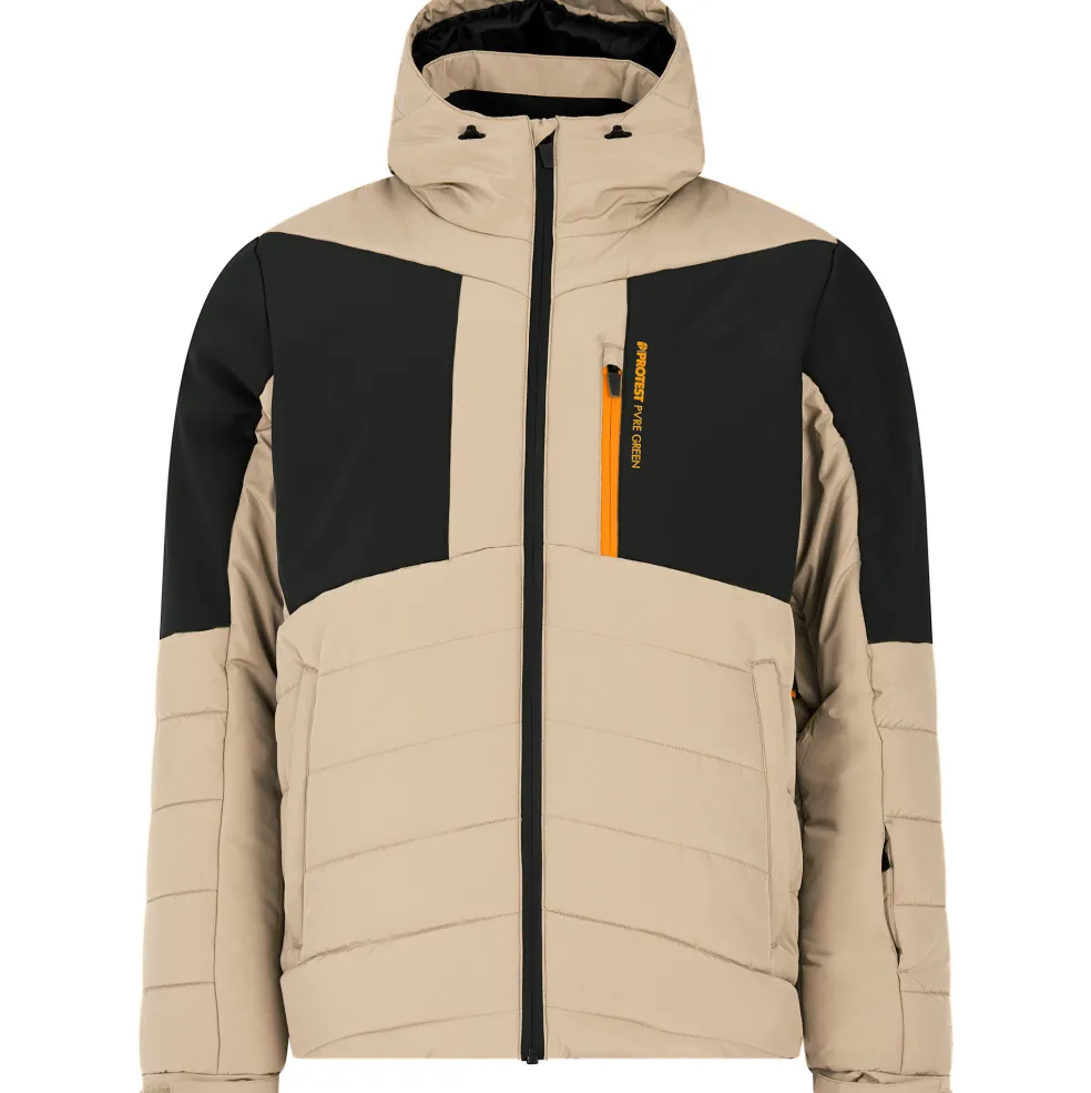 Protest Naldo winterjas heren bamboobeige