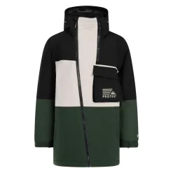 Protest Trax winterjas junior kale green