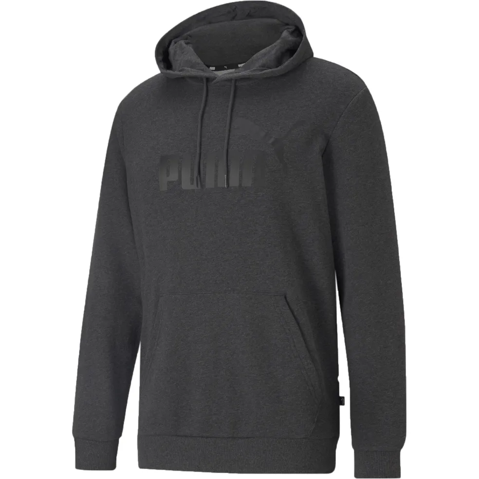 Puma Essentials Big Logo hoodie heren dark grey heather