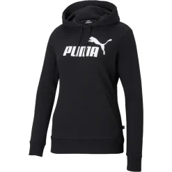 Puma Essentials Logo hoodie dames Puma black