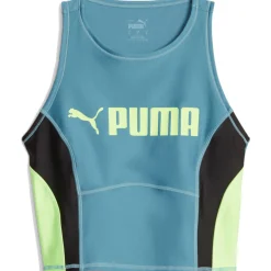 Puma Fit Eversculpt sport bh dames bold blue speed green