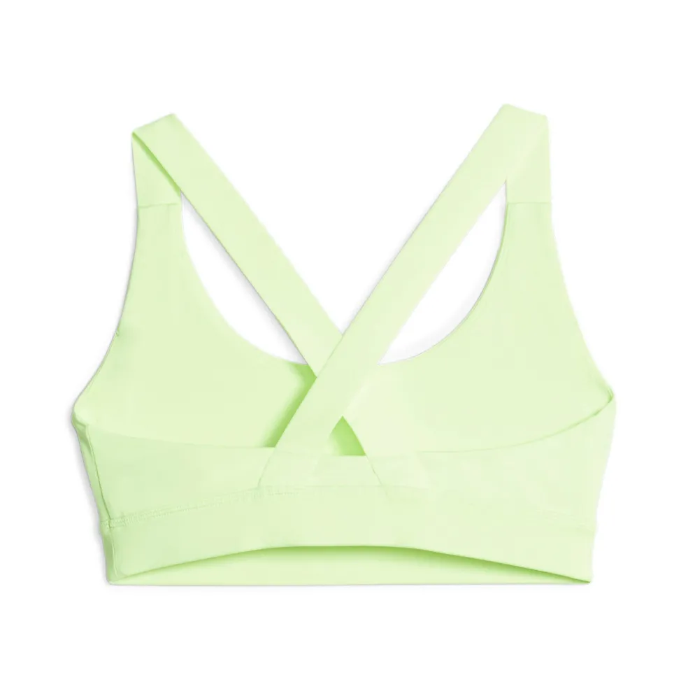 Puma Fit sport bh dames speed green Puma black