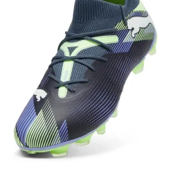 Puma FUTURE 7 MATCH FG AG voetbalschoenen heren grey skies puma white fizzy apple