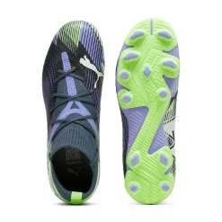 Puma FUTURE 7 PRO FG AG voetbalschoenen junior grey skies puma white fizzy apple
