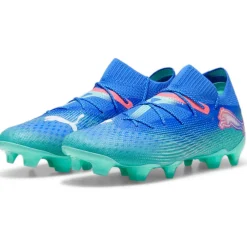Puma FUTURE 7 ULTIMATE FG AG voetbalschoenen heren bluemazing PUMA white electric peppermint