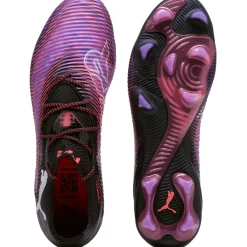 Puma FUTURE 8 ULTIMATE Low FG voetbalschoenen heren PUMA black PUMA white glowing red