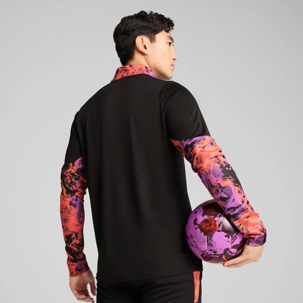 Puma IndividualCUP 1/4 Zip trainingsshirt heren PUMA black