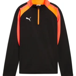 Puma IndividualLIGA 1/4 Zip trainingsshirt junior PUMA black heat fire