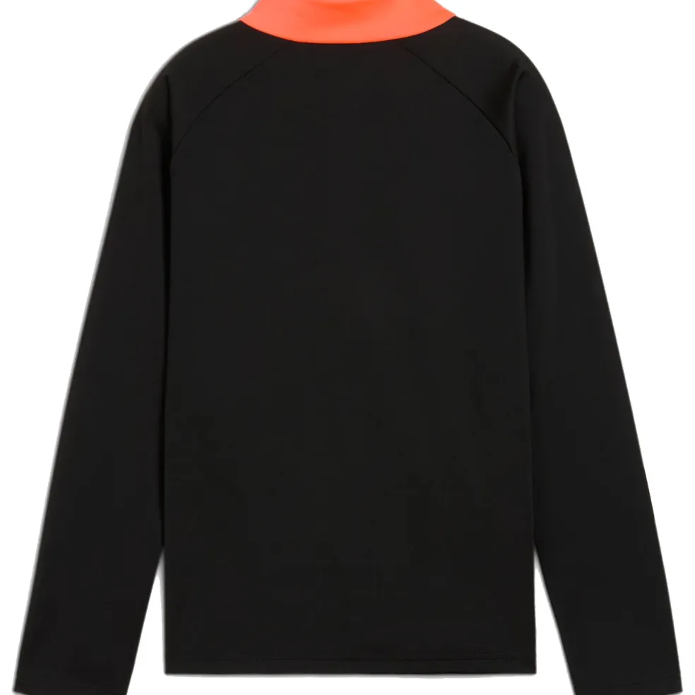Puma IndividualLIGA 1/4 Zip trainingsshirt junior PUMA black heat fire