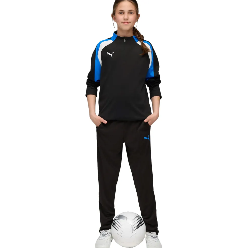 Puma IndividualLIGA trainingsshirt junior PUMA black PUMA white ultra blue