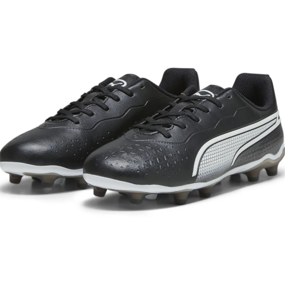 Puma KING MATCH FG AG voetbalschoenen junior Pum black Puma white