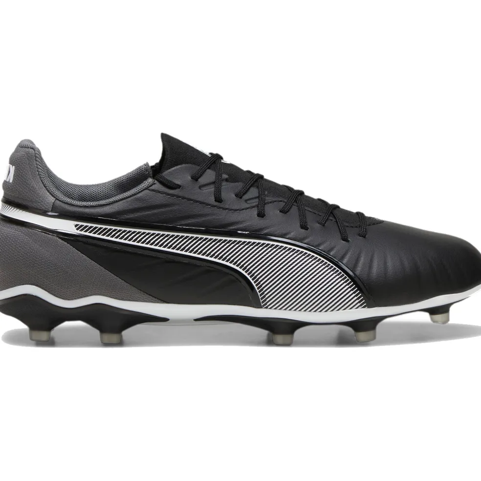 Puma KING MATCH FG AG voetbalschoenen heren PUMA black PUMA white cool dark grey