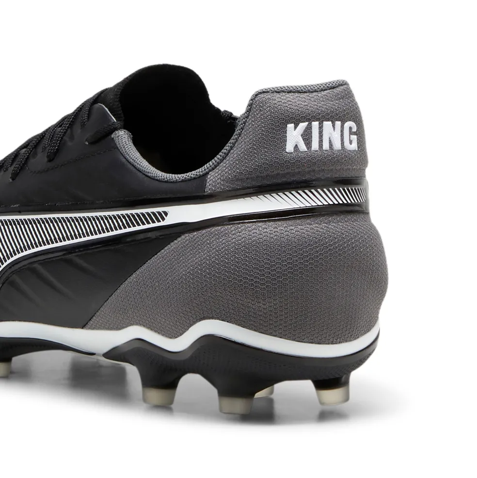 Puma KING MATCH FG AG voetbalschoenen heren PUMA black PUMA white cool dark grey