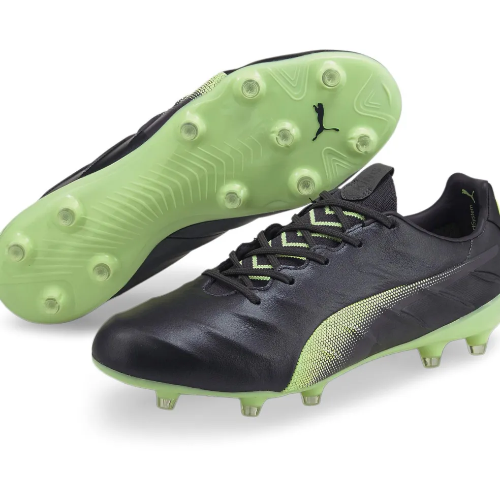 Puma King Platinum 21 FG AG voetbalschoenen heren asphalt fizzy light periscope