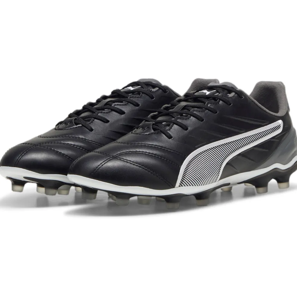 Puma KING PRO FG AG voetbalschoenen PUMA black PUMA white cool dark grey
