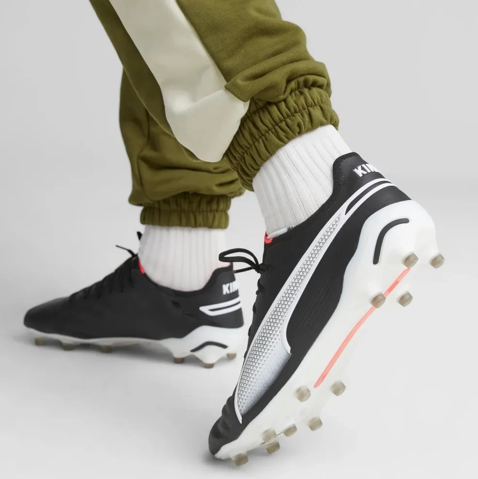 Puma King Ultimate FG AG voetbalschoenen heren PUMA black PUMA white fire orchid