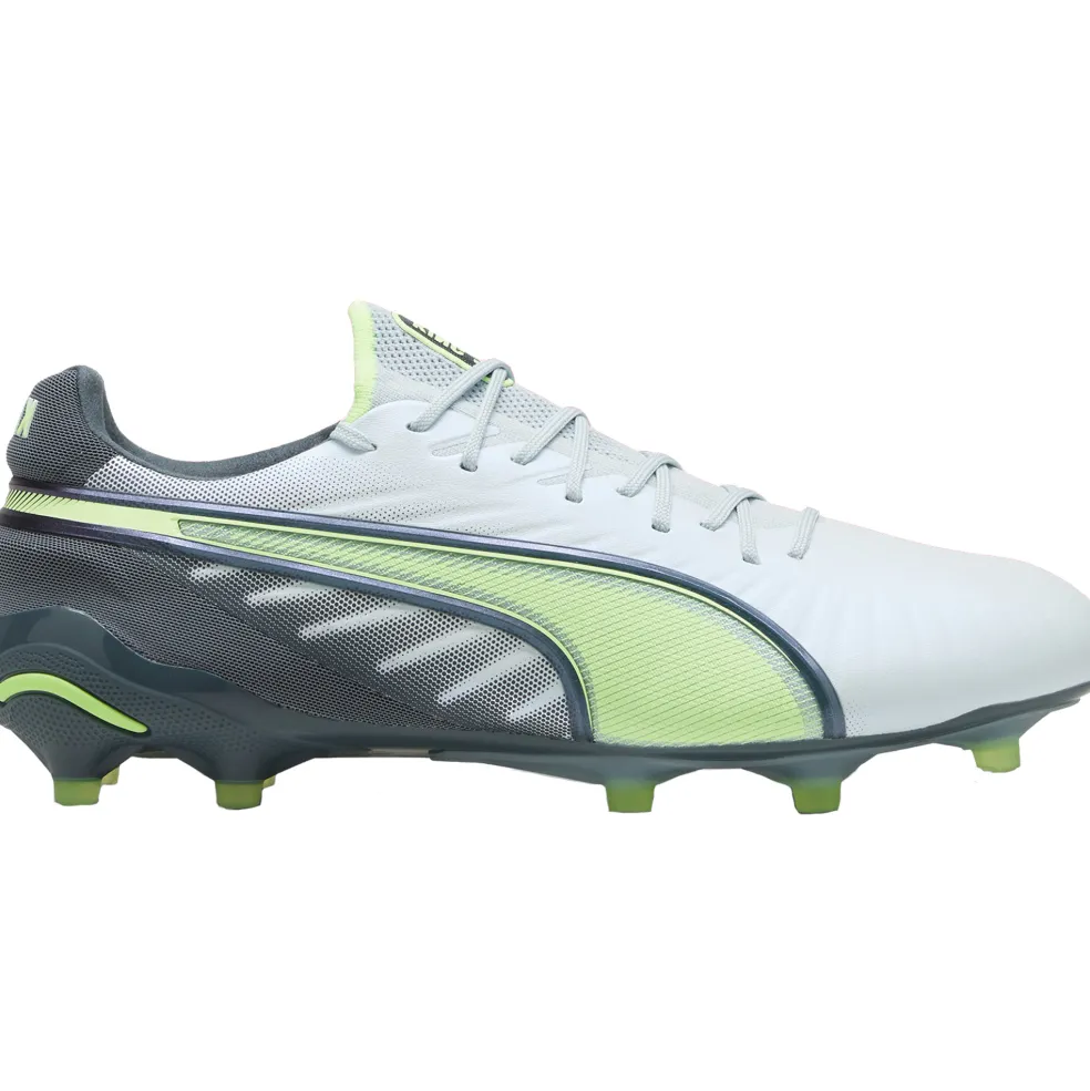 Puma KING ULTIMATE FG AG voetbalschoenen heren frosted dew fizzy apple grey skies