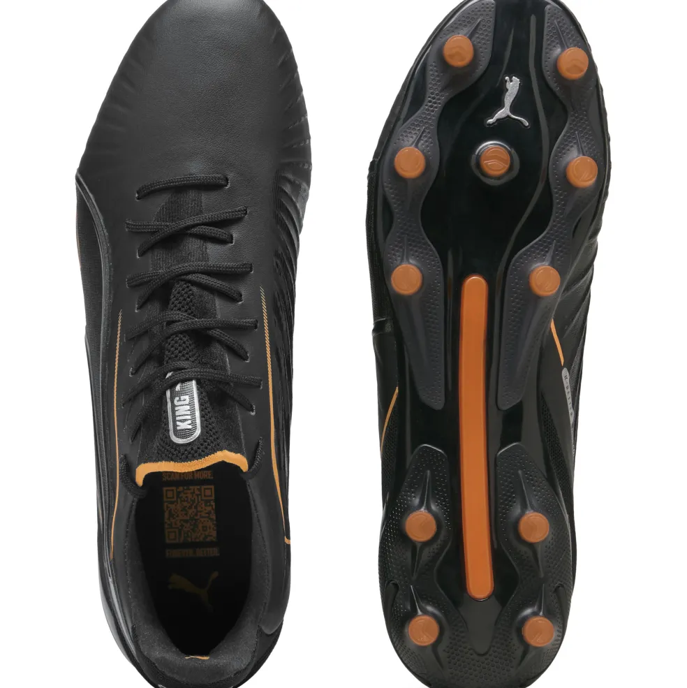 Puma KING ULTIMATE FG AG voetbalschoenen heren PUMA black heat fire PUMA silver