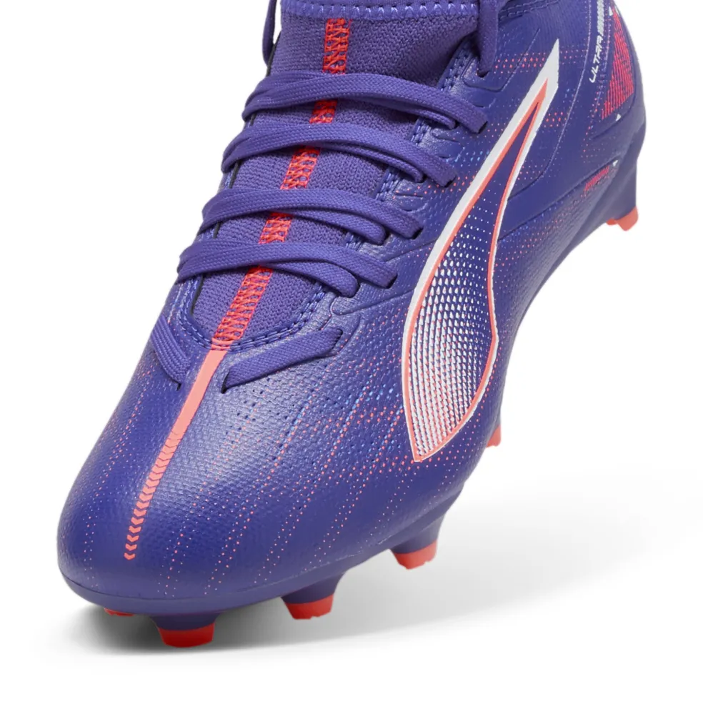Puma ULTRA 5 MATCH FG AG voetbalschoenen junior lapis lazuli PUMA white sunset glow
