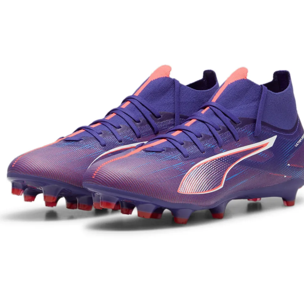 Puma ULTRA 5 MATCH+ FG AG voetbalschoenen heren lapis lazuli PUMA white sunset glow