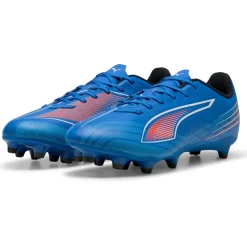 Puma Ultra 6 Play FG - AG voetbalschoenen ultra blue PUMA white glowing red