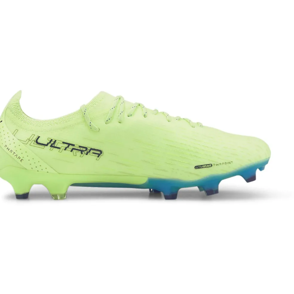 Puma Ultra Ultimate FG AG voetbalschoenen heren fizzy light parisian night glimmer blue