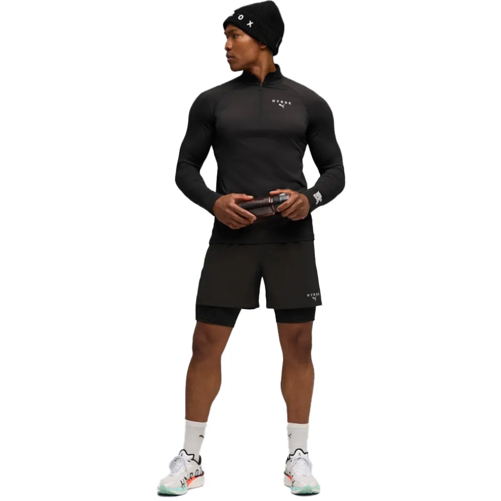 Puma x HYROX LS shirt heren puma black