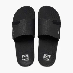 Reef Fanning slippers heren black silver