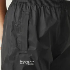 Regatta Pack It regenbroek junior black