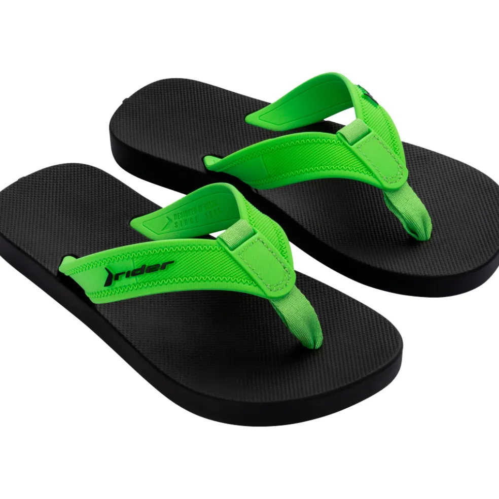 Rider Impulse slippers kids black green