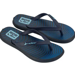 Rider R1 Style Kids slippers junior black blue