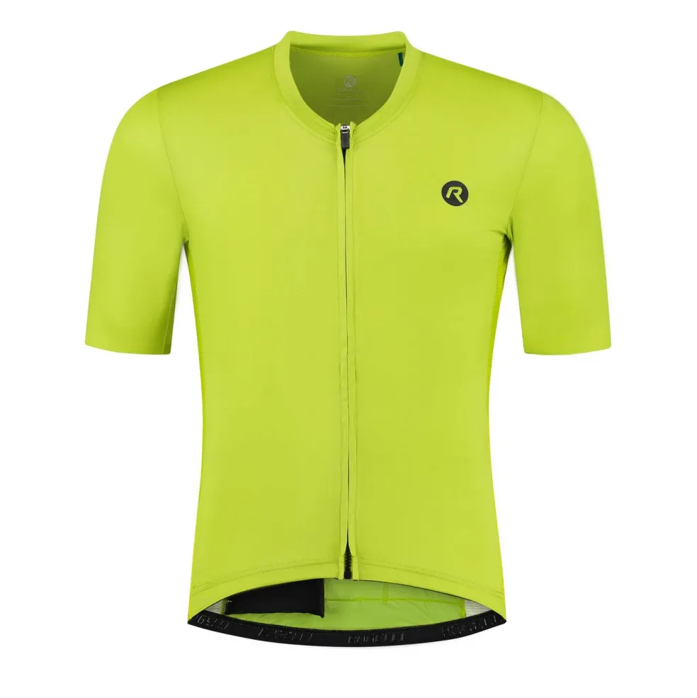 Rogelli Distance fietsshirt heren lime