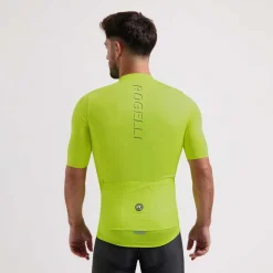 Rogelli Distance fietsshirt heren lime
