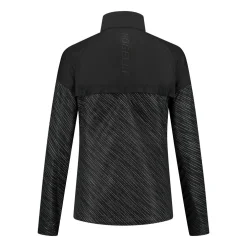 Rogelli Essential Hi Vis hardloopjack dames zwart  reflection