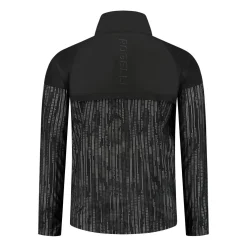 Rogelli Essential Hi Vis hardloopjack heren zwart  reflection