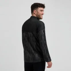 Rogelli Essential Hi Vis hardloopjack heren zwart reflection