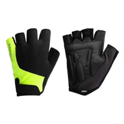 Rogelli Essentials fietshandschoenen heren zwart fluor geel