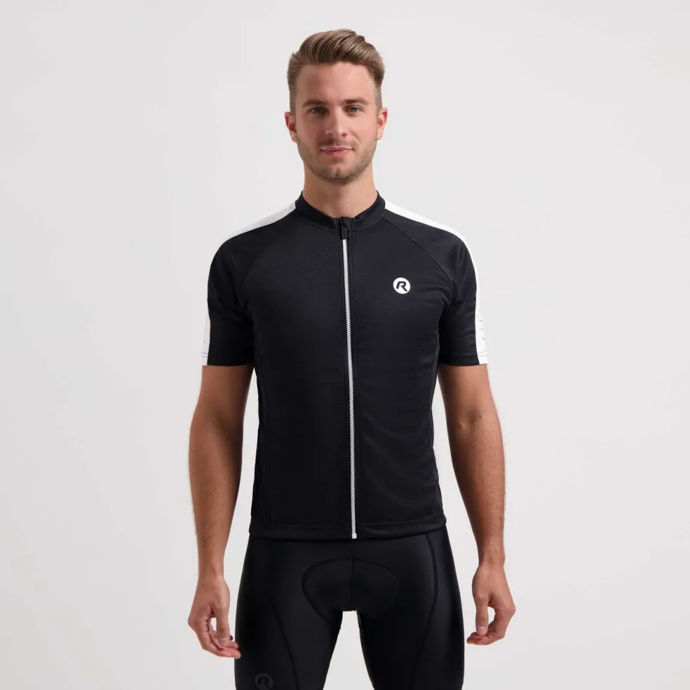 Rogelli Explore fietsshirt heren zwart wit