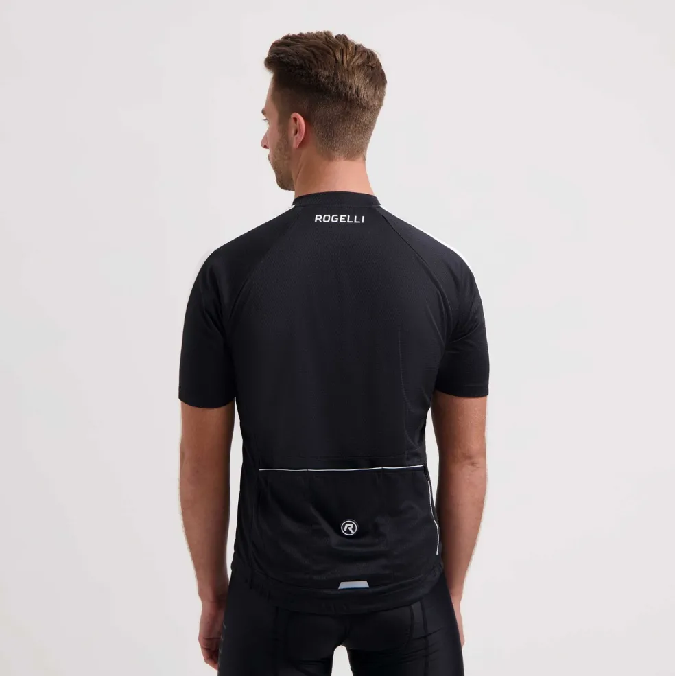 Rogelli Explore fietsshirt heren zwart wit