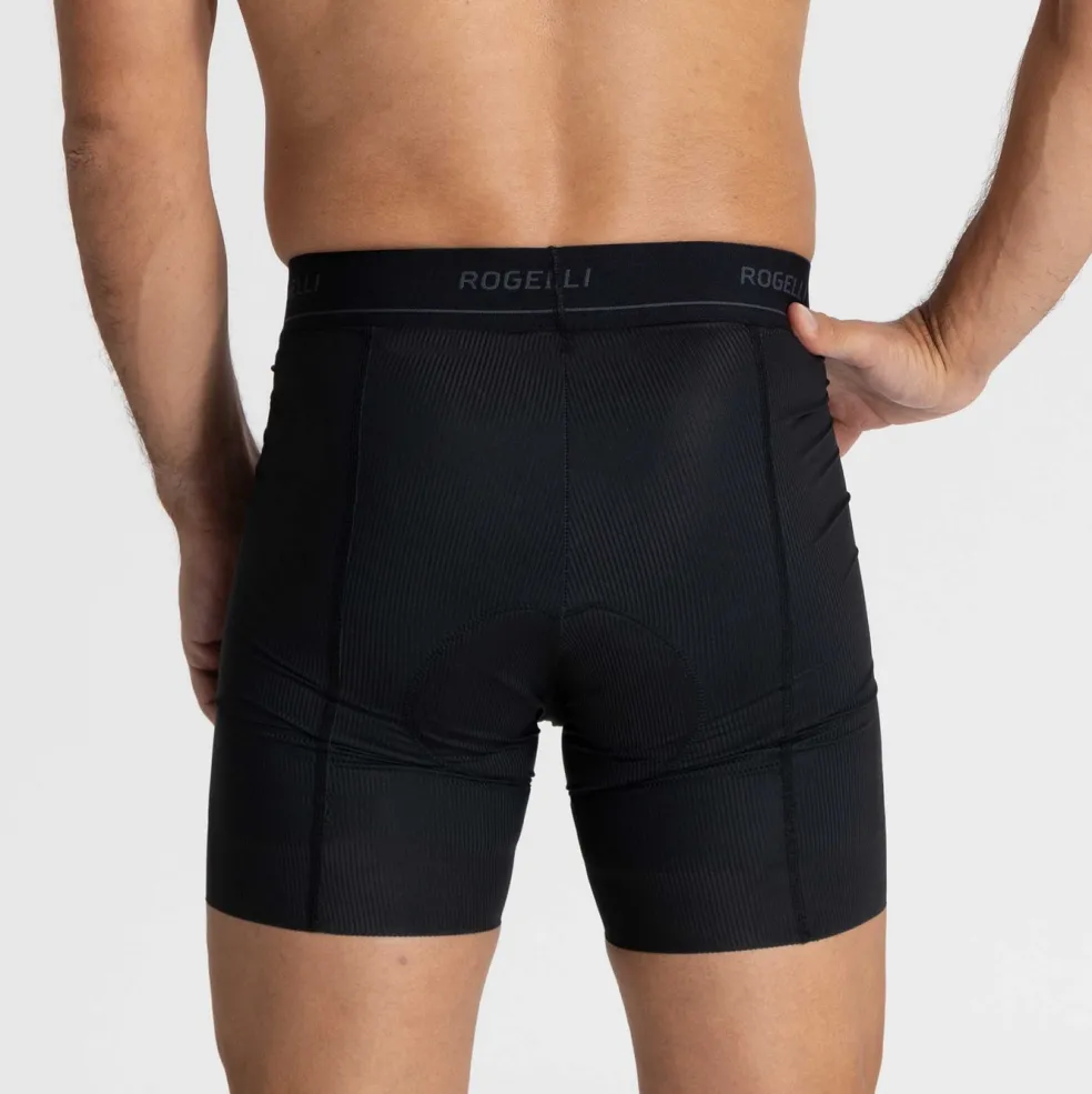 Rogelli Prime fietsonderbroek heren zwart