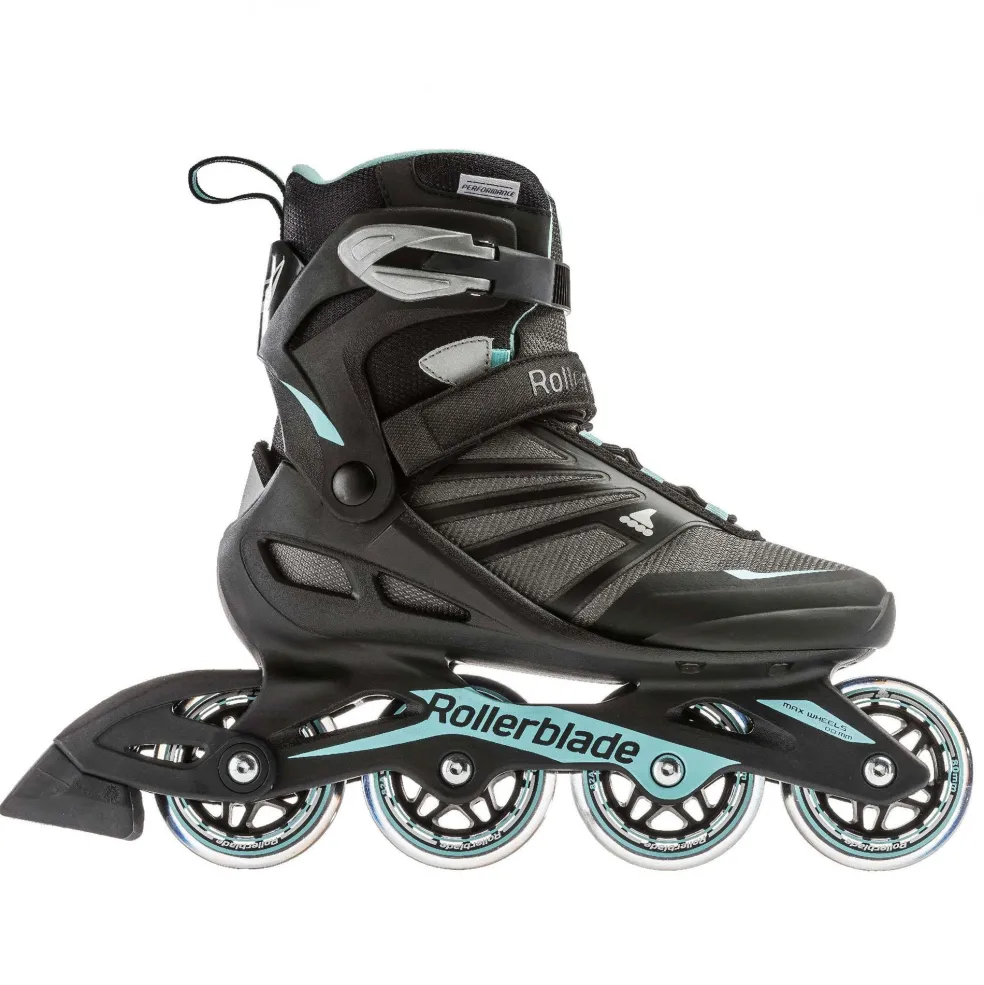 Rollerblade Zetrablade W inline skates dames black light blue