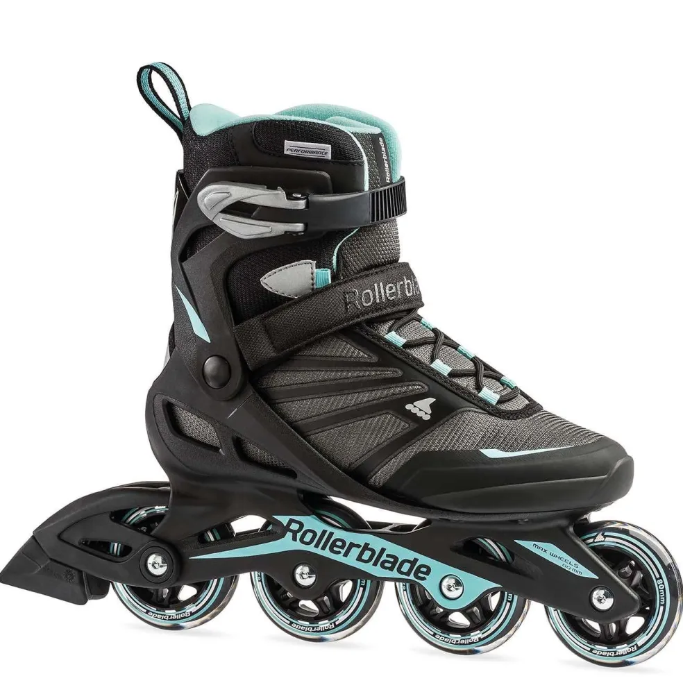 Rollerblade Zetrablade W inline skates dames black light blue