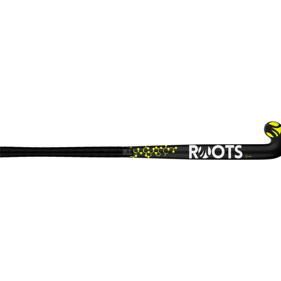 Roots Genetics 70 Extreme Low Bow hockeystick black yellow - 36,5 inch